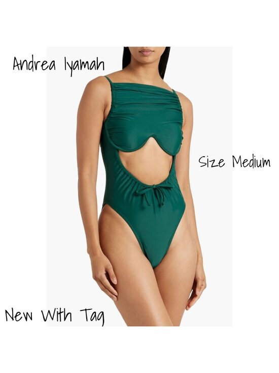 Andrea Iyamah Other - Andrea Iyamah Tiaca One Piece Swimsuit Green Medium - New with Tags